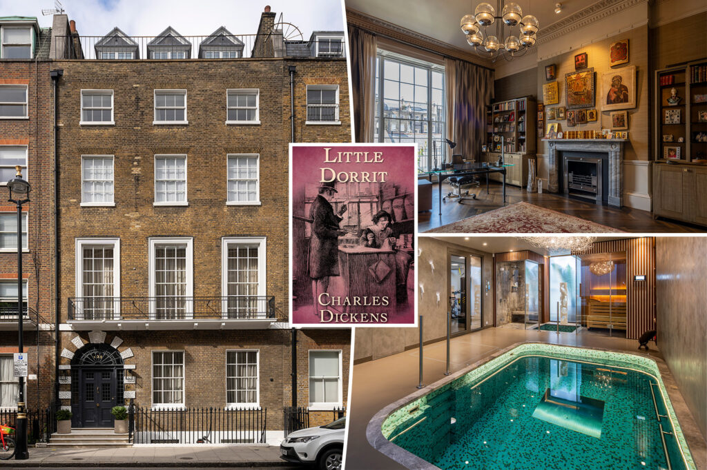It holds London linked to one of Charles Dickens's most scandal characters has listed for $ 25 million